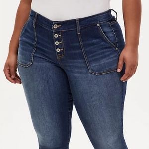 Torrid mid rise skinny jean